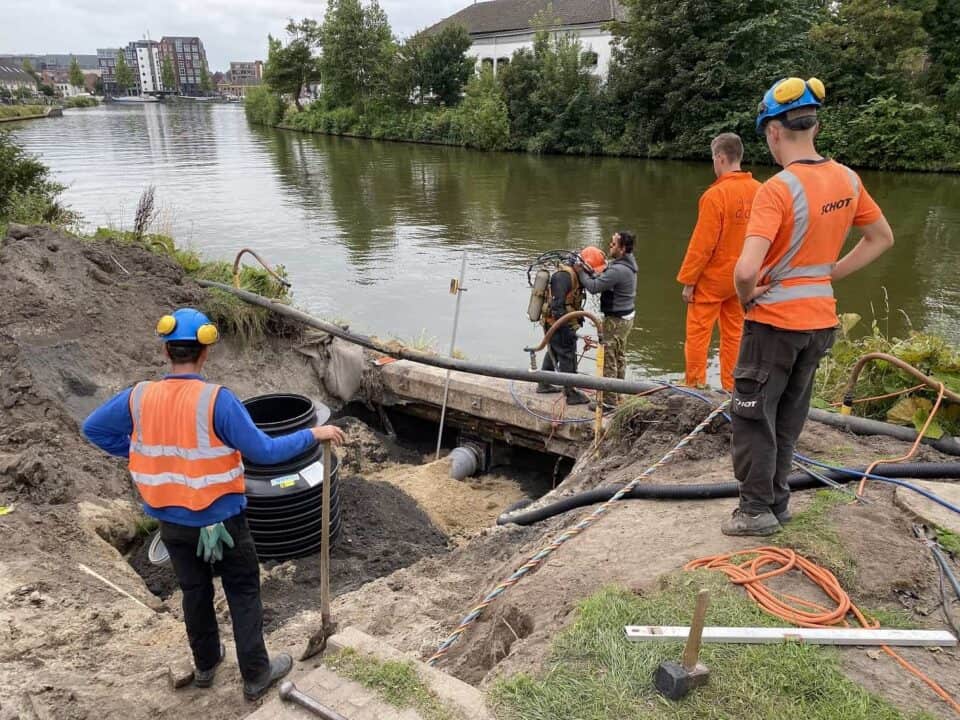 4 duikploeg hemelwaterriool eilandswal alkmaar