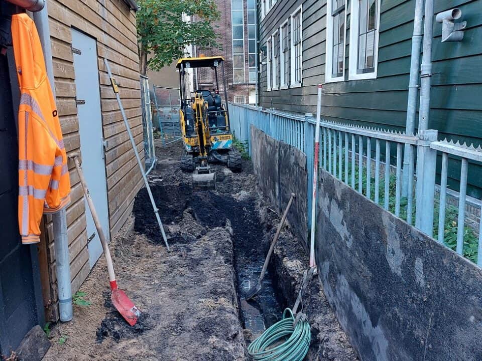 zaandam herengracht botenmakerstraat steeg wateroverlast elektrisch groene bouwkracht 5